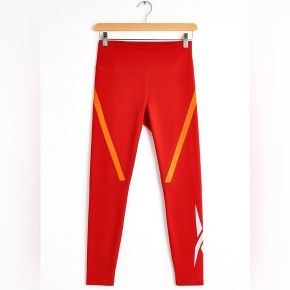 Reebok Pants - Reebok Women's Size Small Orange Leggings Running Yoga Outdoors Activewear.